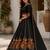 Black Color Smart And Trendy Festive Special Girlie Lehenga Choli