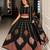 Black Color Smart And Trendy Festive Special Girlie Lehenga Choli