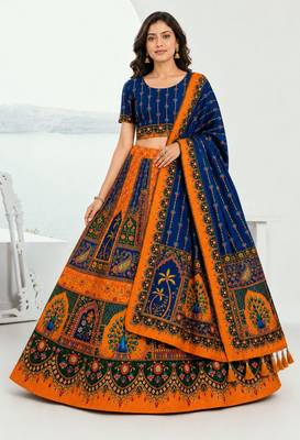 Blue Color Smart And Trendy Festive Special Girlie Lehenga Choli 1