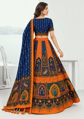 Blue Color Smart And Trendy Festive Special Girlie Lehenga Choli 2