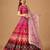 Pink Color Smart And Graceful Satin Silk Lehenga Choli For Fancy Girlie Looks