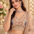 Beige Color Crystal Beads,Sequence And Zari Embroidery Work Net Lehenga Choli