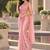 butterfly sequin work nc satin ready to wear saree with stitched blouse