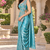 butterfly sequin work nc satin ready to wear saree with stitched blouse