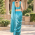 butterfly sequin work nc satin ready to wear saree with stitched blouse