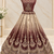 Onion Pink Color Crystal Beads,Handwork,Stone,Thread And Sequins Work Silk_Blend Lehenga Choli