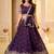 WINE CRUNCHY SILK PARTY WEAR EMBROIDERY LEHNGHA CHOLI 