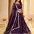 WINE CRUNCHY SILK PARTY WEAR EMBROIDERY LEHNGHA CHOLI 