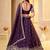 WINE CRUNCHY SILK PARTY WEAR EMBROIDERY LEHNGHA CHOLI 