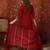 Maroon embroidery rayon kurta with pant and duptta