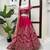 Red Mul Chanderi Thread Sequence with Cutwork lehenga choli and duppta