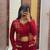 Red Shrug Navratri Lehenga Choli