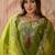 Mahendi color rayon fabric smart and girlie ethnic kurta set