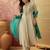 Chiku color rayon fabric smart and girlie ethnic kurta set