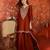 Rust color beautiful ceremonial heavy embroidered ceremonial salwar kameez