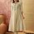 Chiku color rayon fabric smart and girlie ethnic kurta set
