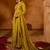 Mustard color viscose silk fabric smart and girlie ethnic kurta set