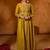 Mustard color viscose silk fabric smart and girlie ethnic kurta set