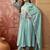 Sky blue color silk   fabric smart and girlie ethnic kurta set