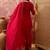 Red color vichitra silk fabric smart and girlie ethnic kurta set