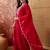 Red color vichitra silk fabric smart and girlie ethnic kurta set
