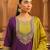 Wine color vichitra silk fabric designer embroidery work graceful partywear attire for girls
