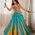Sky Blue Navratri Lehenga Choli 