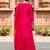 Pink color smart viscose silk fabric designer embroidered festive special salwar kameez