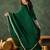 Green color smart vichitra fabric designer embroidered festive special salwar kameez