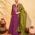 Wine color smart silk slub fabric designer embroidered festive special salwar kameez