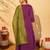 Wine color smart silk slub fabric designer embroidered festive special salwar kameez