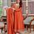 Rust color smart graceful kurta set for trendy girlie looks