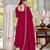 Burgundy color smart graceful kurta set for trendy girlie looks