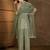 Pista color smart graceful kurta set for trendy girlie looks