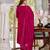 Pink color smart graceful kurta set for trendy girlie looks