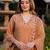 Peach color smart graceful kurta set for trendy girlie looks