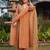 Peach color smart graceful kurta set for trendy girlie looks