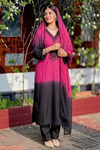 Pink color smart graceful kurta set for trendy girlie looks