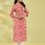 Floral printed a-line calf-length kurta