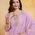 Pink color smart crunchy fabric designer graceful partywear suit for trendy girlie looks