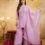 Pink color smart crunchy fabric designer graceful partywear suit for trendy girlie looks