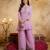 Pink color smart crunchy fabric designer graceful partywear suit for trendy girlie looks