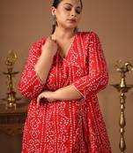 Bandhani printed kurta