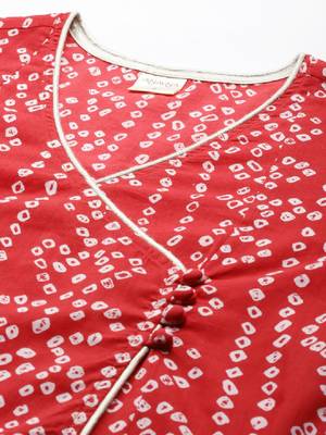 Bandhani printed kurta 2