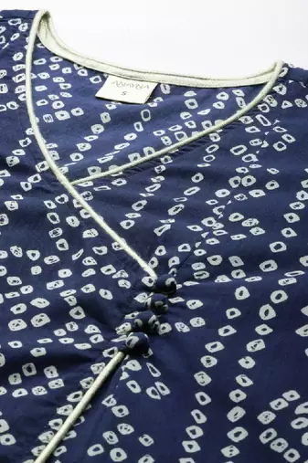 Bandhani printed kurta