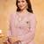 Pink color smart crunchy fabric designer graceful partywear suit for trendy girlie looks