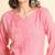 Floral embroidered thread work straight kurta