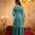 Blue color smart fendy fabric designer graceful partywear suit for trendy girlie looks