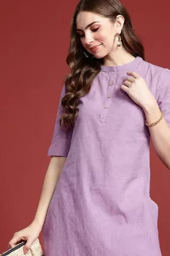 Women cotton straight kurta