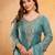 Blue color smart fendy fabric designer graceful partywear suit for trendy girlie looks